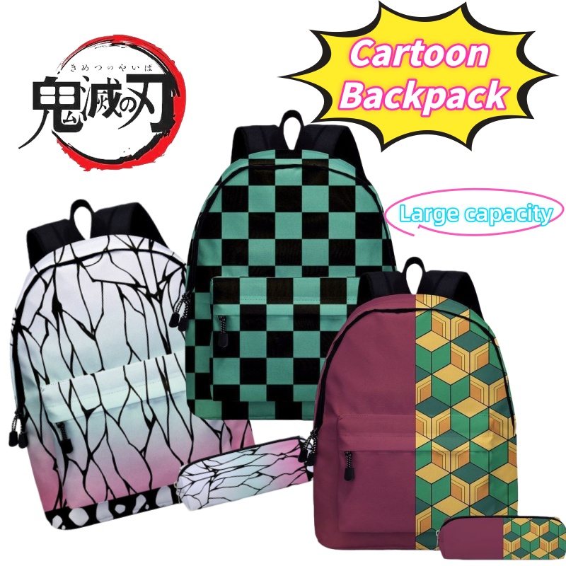 Travel Accessories Logo - Ransel Ringan Pelajar Demon Slayer Kochou