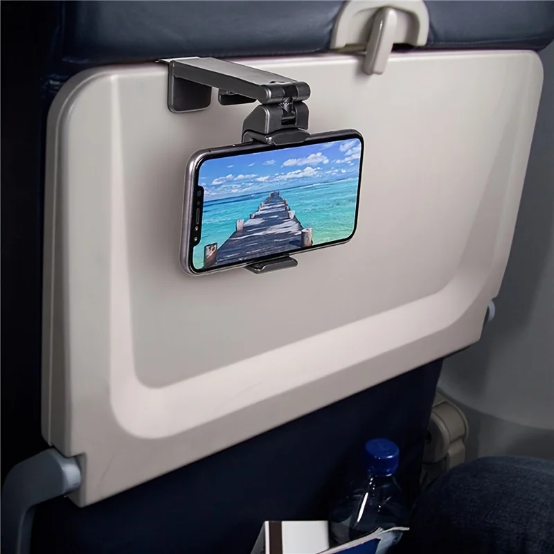 Phone Holder Airplane - Dudukan Telepon Pesawat, Meja Berdiri Perjalanan