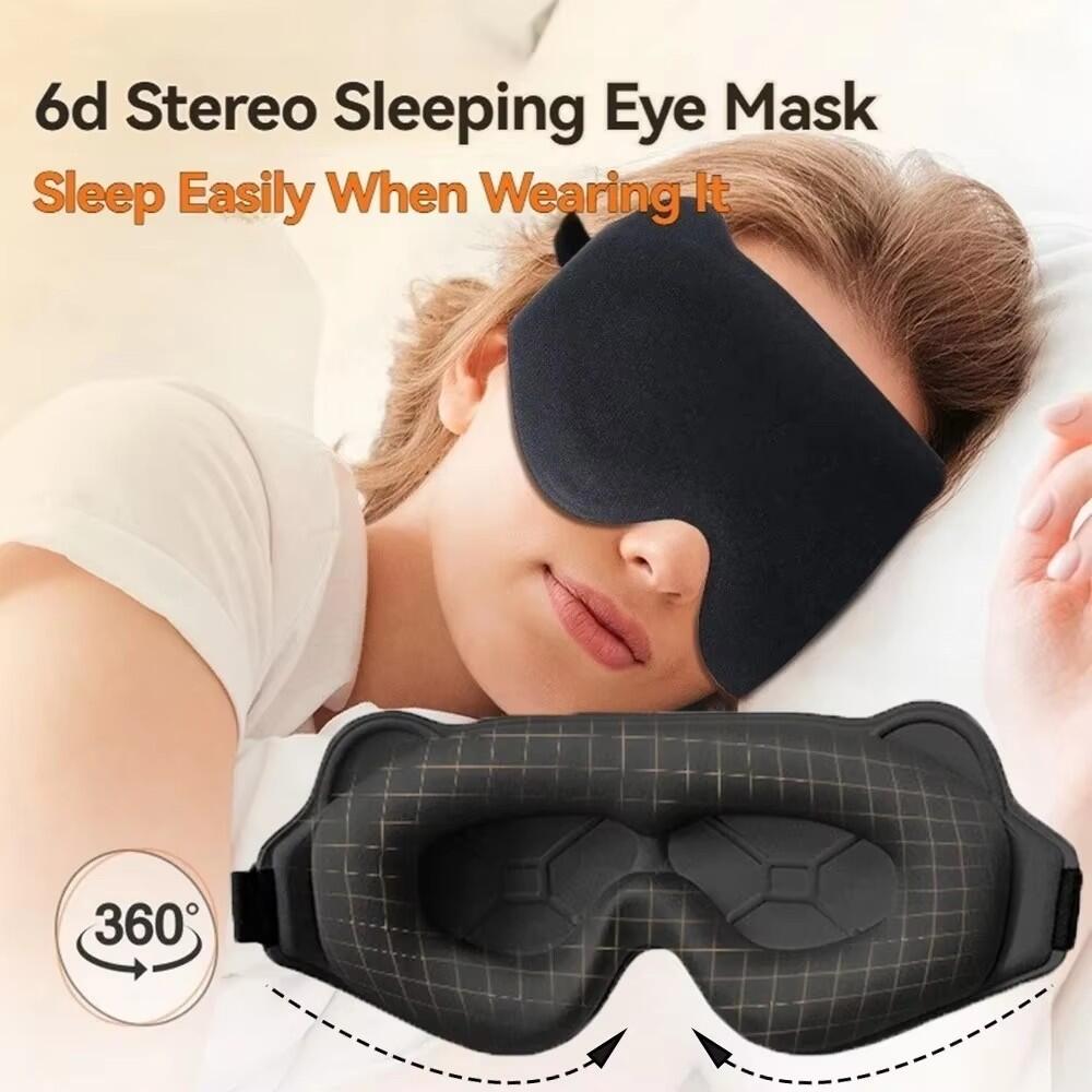 Eye Mask Sleep Travel - Masker Mata Tidur 3D Baru Stereoskopik