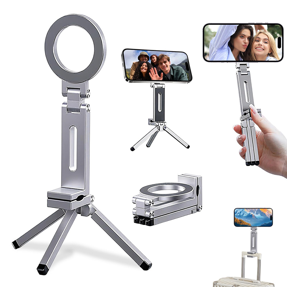 Phone Holder Airplane - Tripod Ponsel Magnetik Penyangga Ponsel Lipat