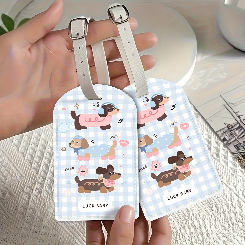 Travel Accessories As Gifts - Tag Bagasi Terbuat dari Bahan PU