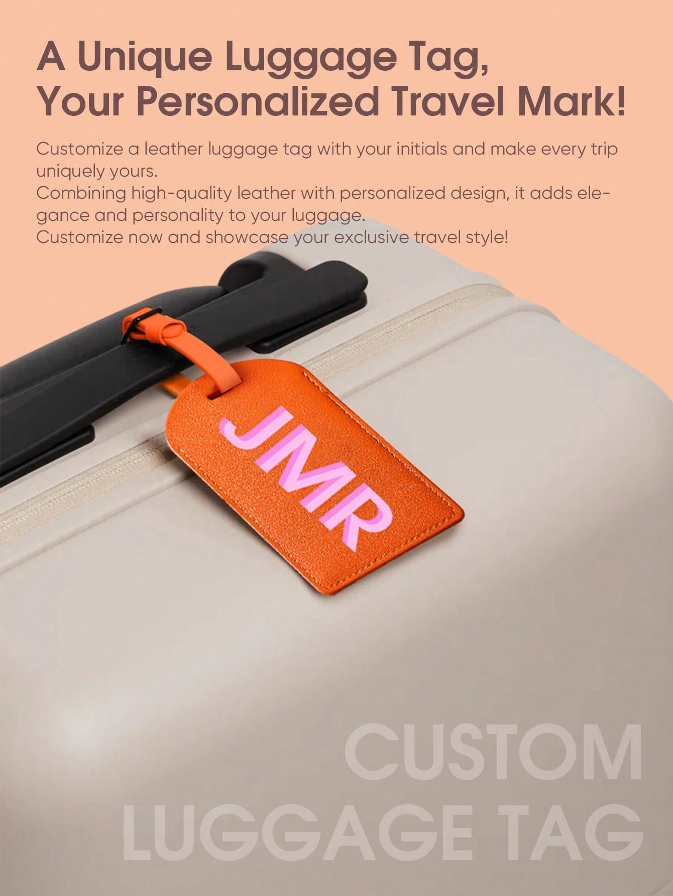 Tag Bagasi Inisial Pribadi Hur - Travel Accessories For Men ulasan dan harga