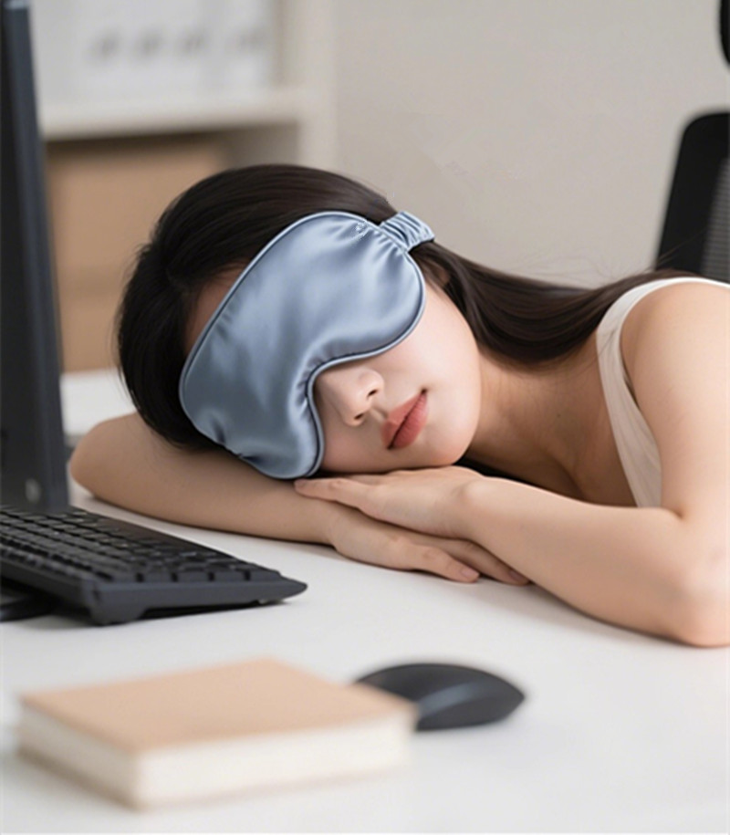 Penutup Mata Tidur Sutra, Penu - Eye Mask Sleep Travel ulasan dan harga
