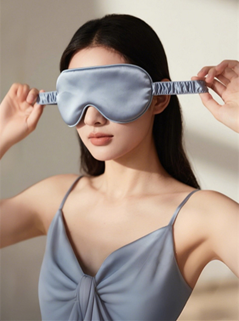 Penutup Mata Tidur Sutra, Penu - Eye Mask Sleep Travel ulasan dan harga
