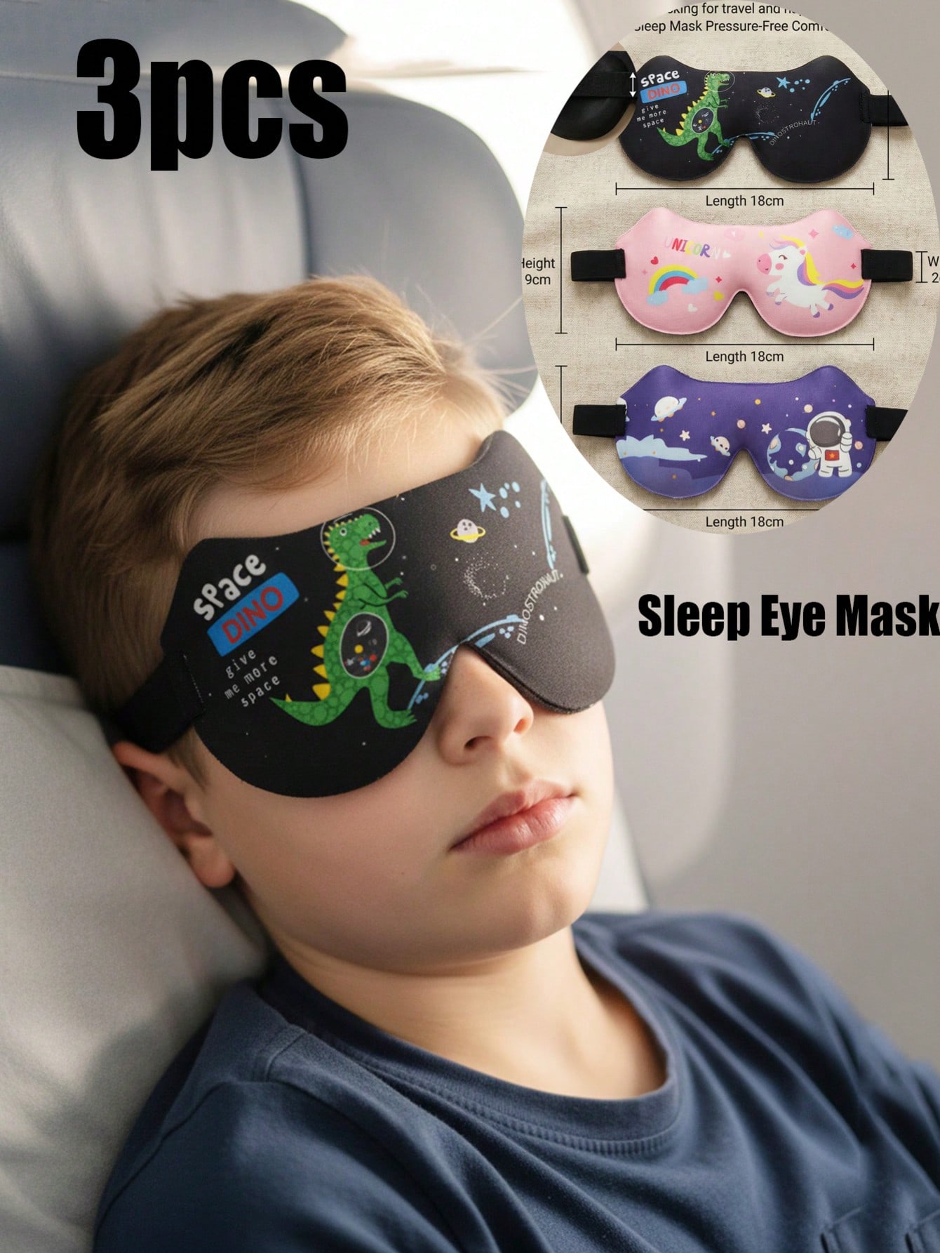 3 Buah Masker Mata Tidur Stere - Eye Mask Sleep Travel ulasan dan harga