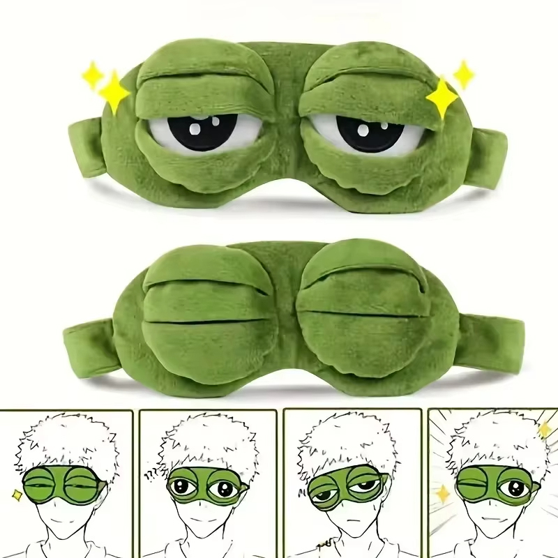 Penutup Mata Berbentuk Katak u - Eye Mask Sleep Travel ulasan dan harga