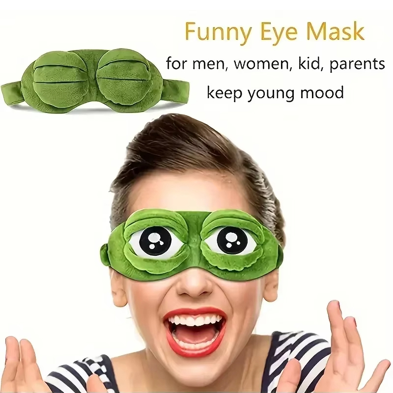 Penutup Mata Berbentuk Katak u - Eye Mask Sleep Travel ulasan dan harga