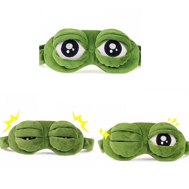 Penutup Mata Berbentuk Katak u - Eye Mask Sleep Travel ulasan dan harga