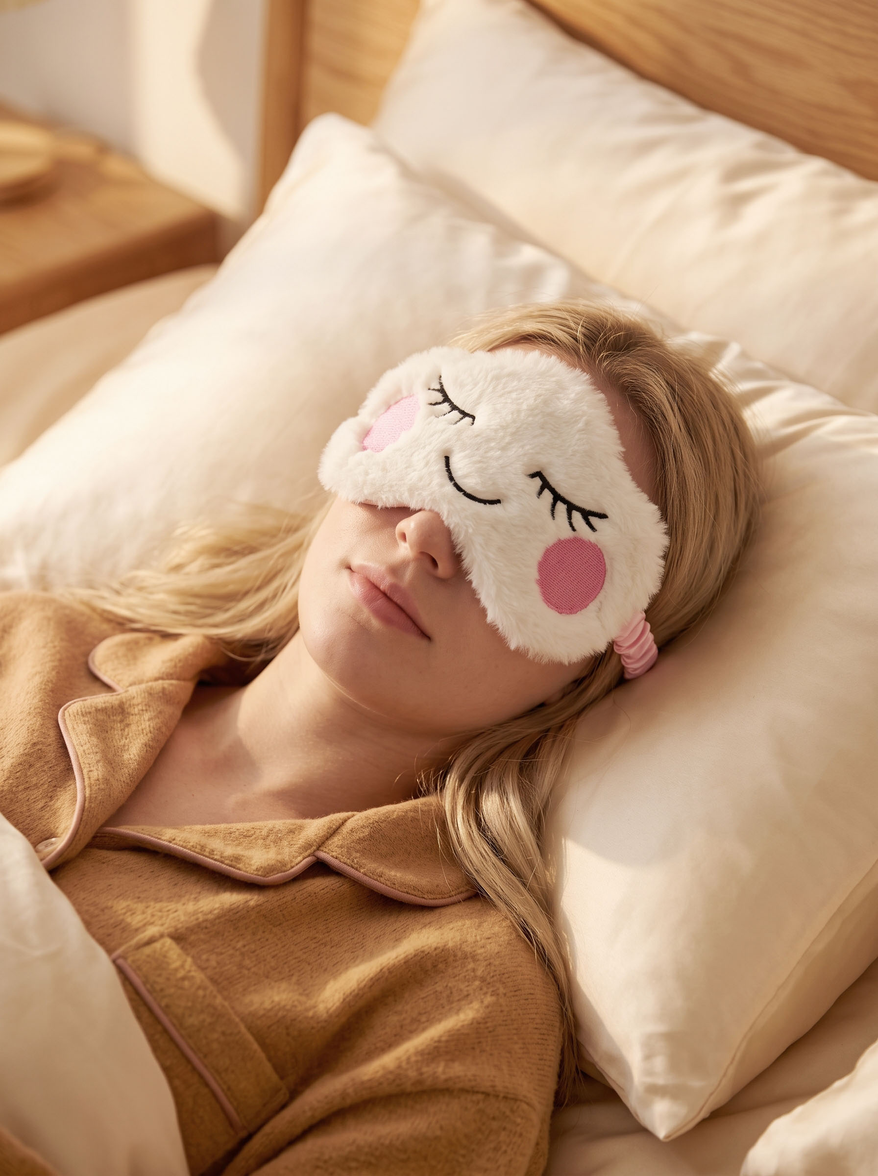 1 Buah Masker Mata Tidur Smile - Eye Mask Sleep Travel ulasan dan harga
