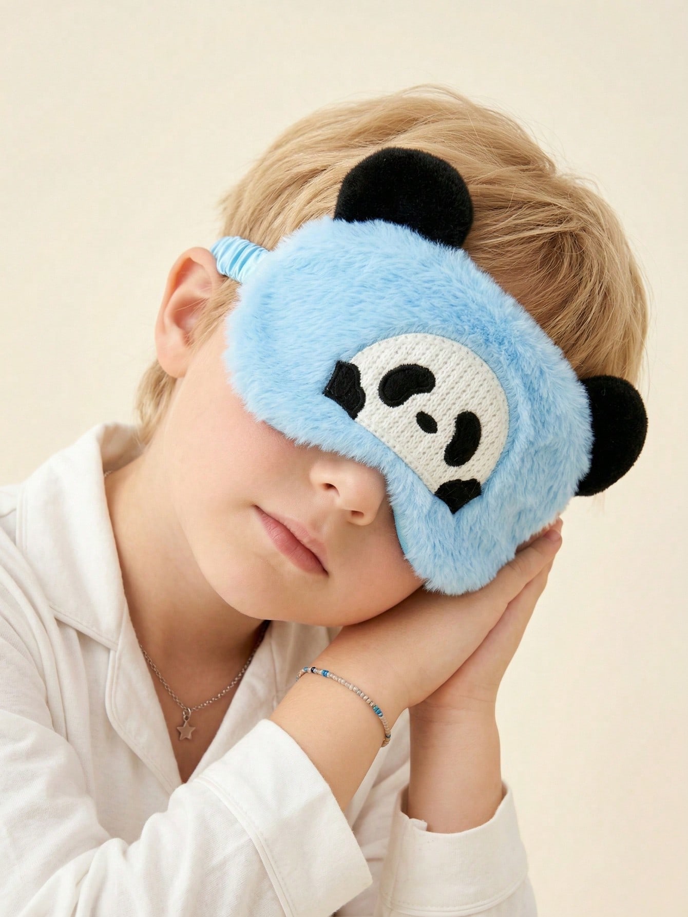 1 Buah Masker Mata Tidur Panda - Travel Accessories For Men ulasan dan harga