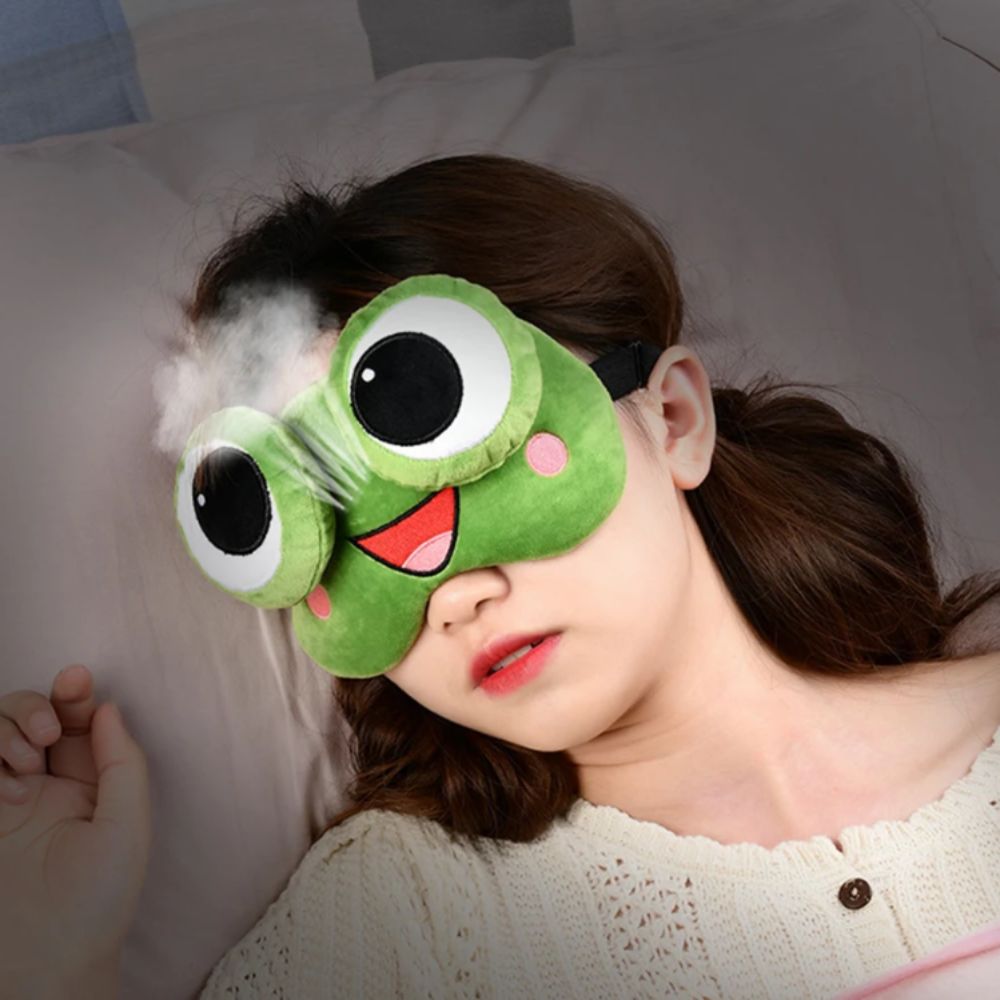 Penutup Mata Tidur Katak Kartu - Eye Mask Sleep Travel ulasan dan harga