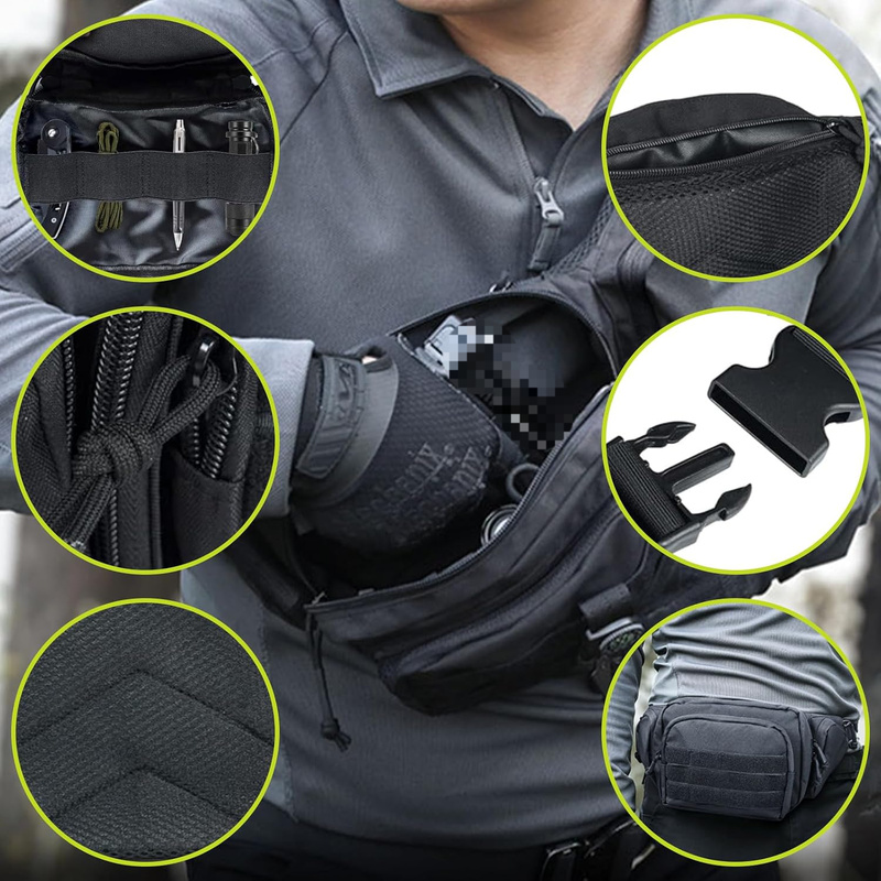Tas Pinggang Multi-Saku 600D O - Travel Accessories Bike ulasan dan harga