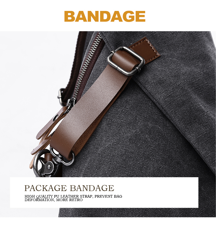 Tas Selempang Kanvas Retro Kap - Travel Accessories For Men ulasan dan harga