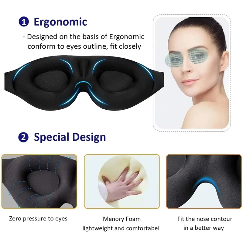 Masker Tidur Penutup Mata Penu - Eye Mask Sleep Travel ulasan dan harga