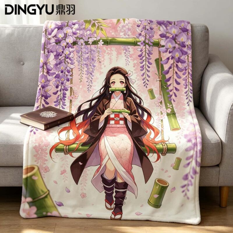 Selimut Flanel Anime Demon Sla - Travel Accessories As Gifts ulasan dan harga