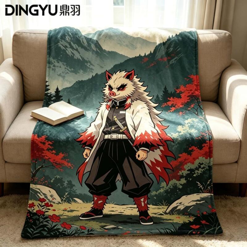 Selimut Flanel Anime Demon Sla - Travel Accessories As Gifts ulasan dan harga
