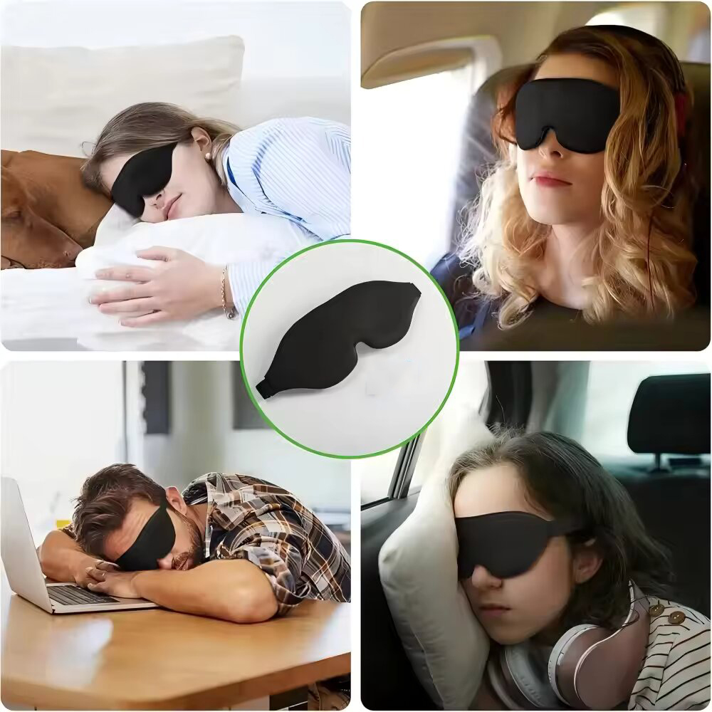 Masker Mata 3D, Masker Tidur N - Eye Mask Sleep Travel ulasan dan harga