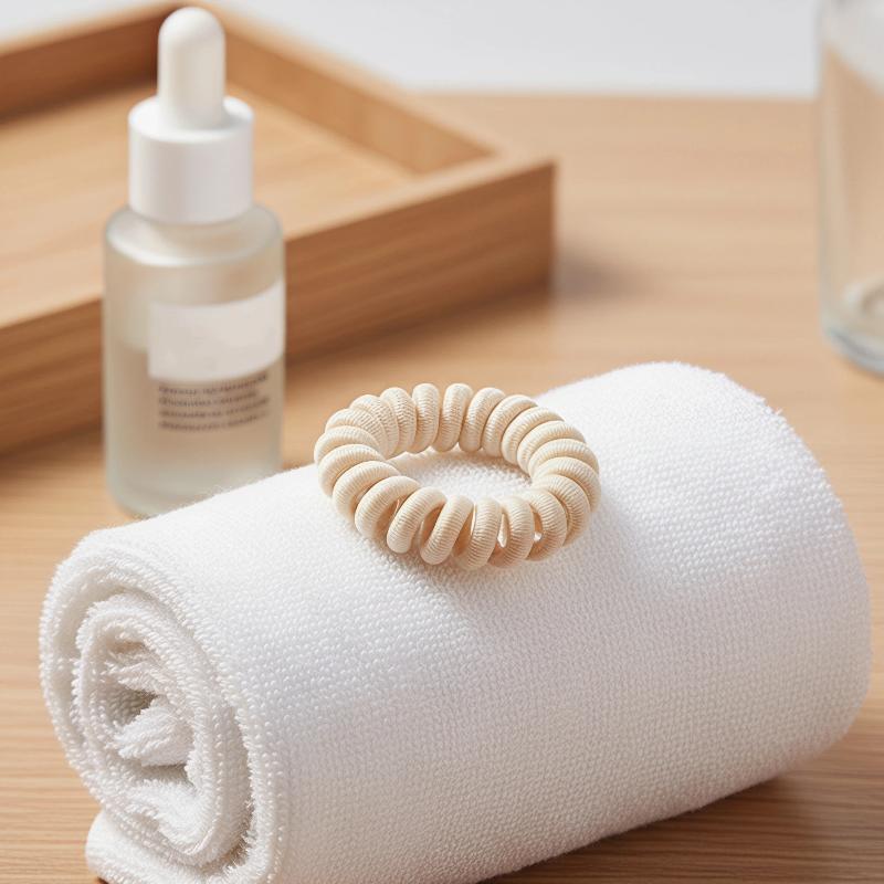 Ikat Rambut Spiral Coil Tanpa  - Travel Accessories Useful ulasan dan harga