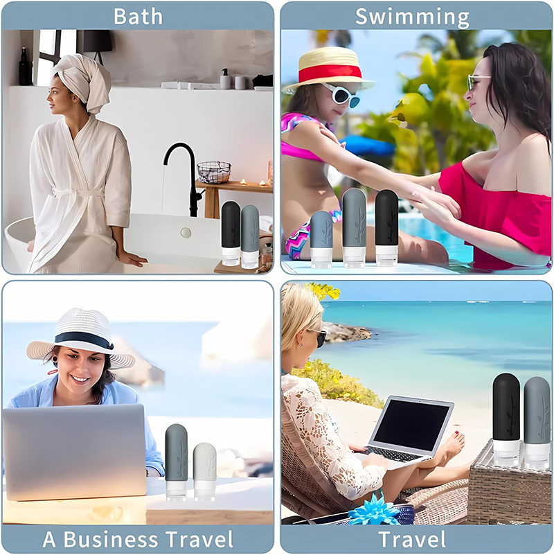 Set Botol Perjalanan Anti Boco - Toiletry Bag Tsa ulasan dan harga