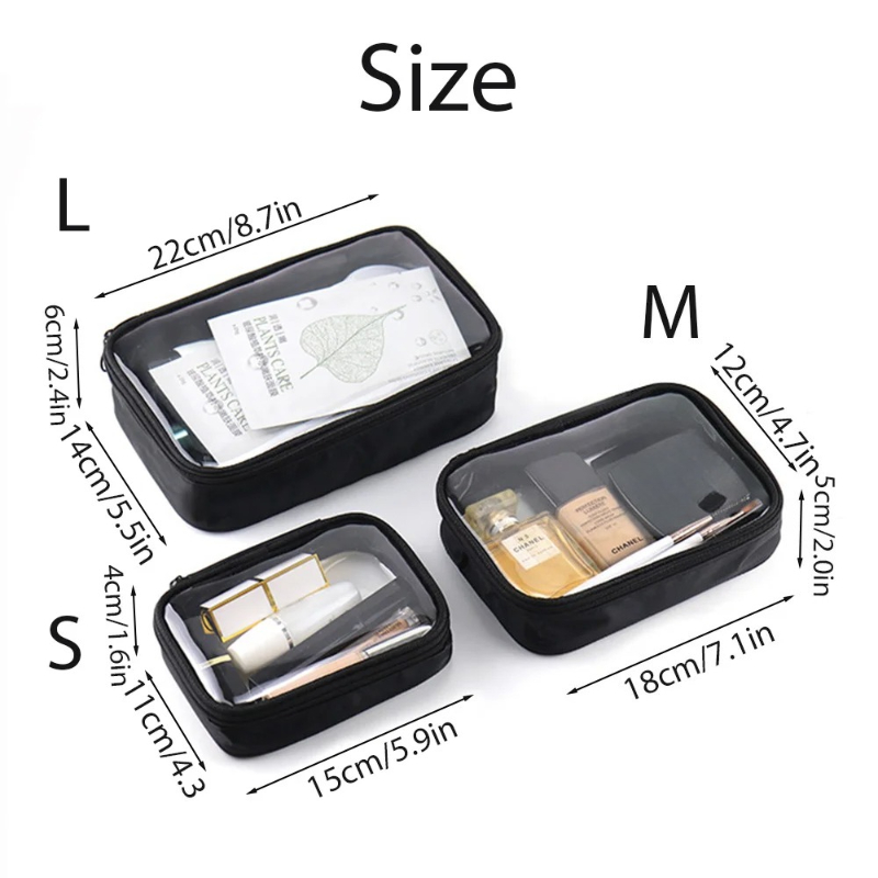 Tas Rias Bening Wanita, Tas Pe - Toiletry Bag Tsa ulasan dan harga