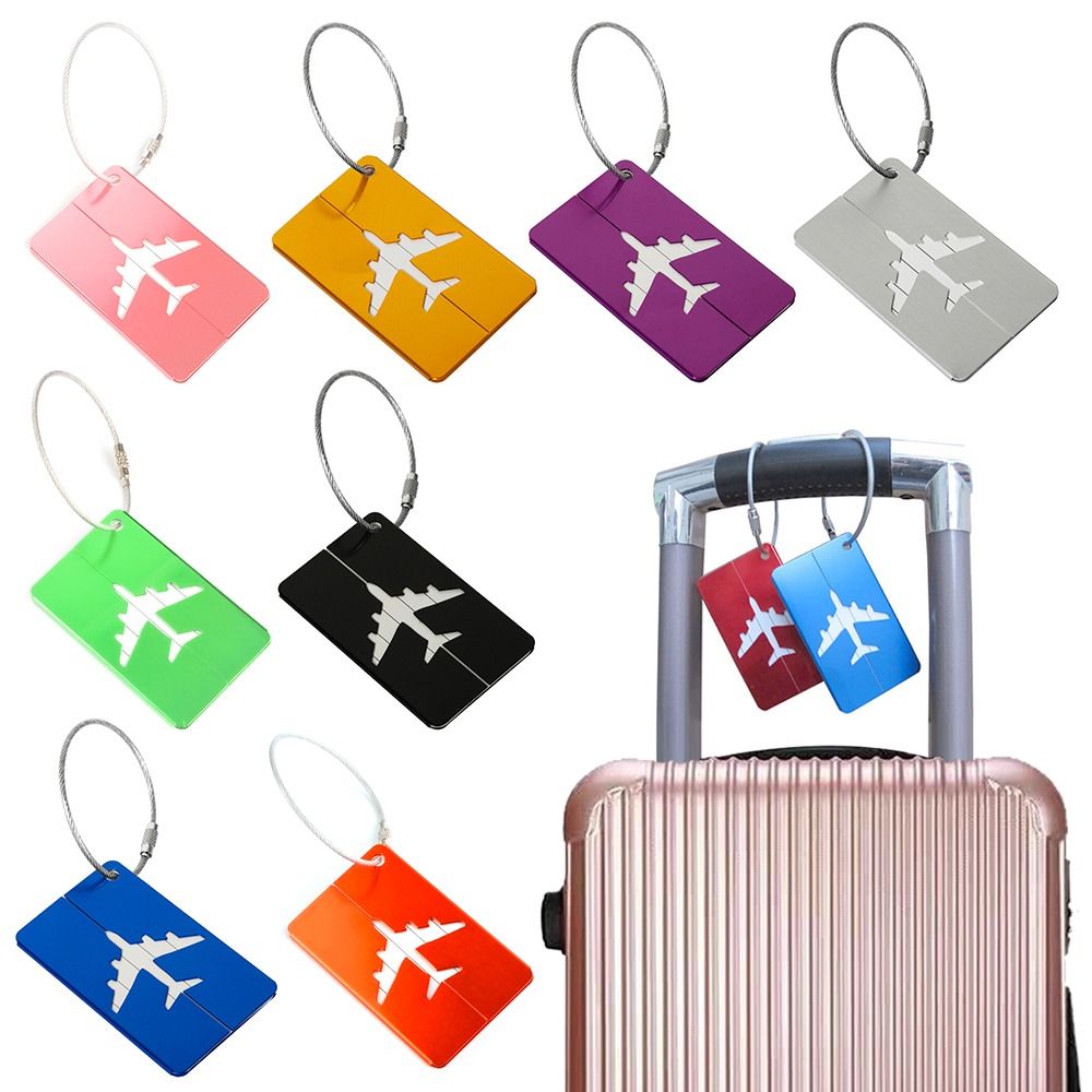 Label bagasi perjalanan Alumin - Travel Accessories Useful ulasan dan harga