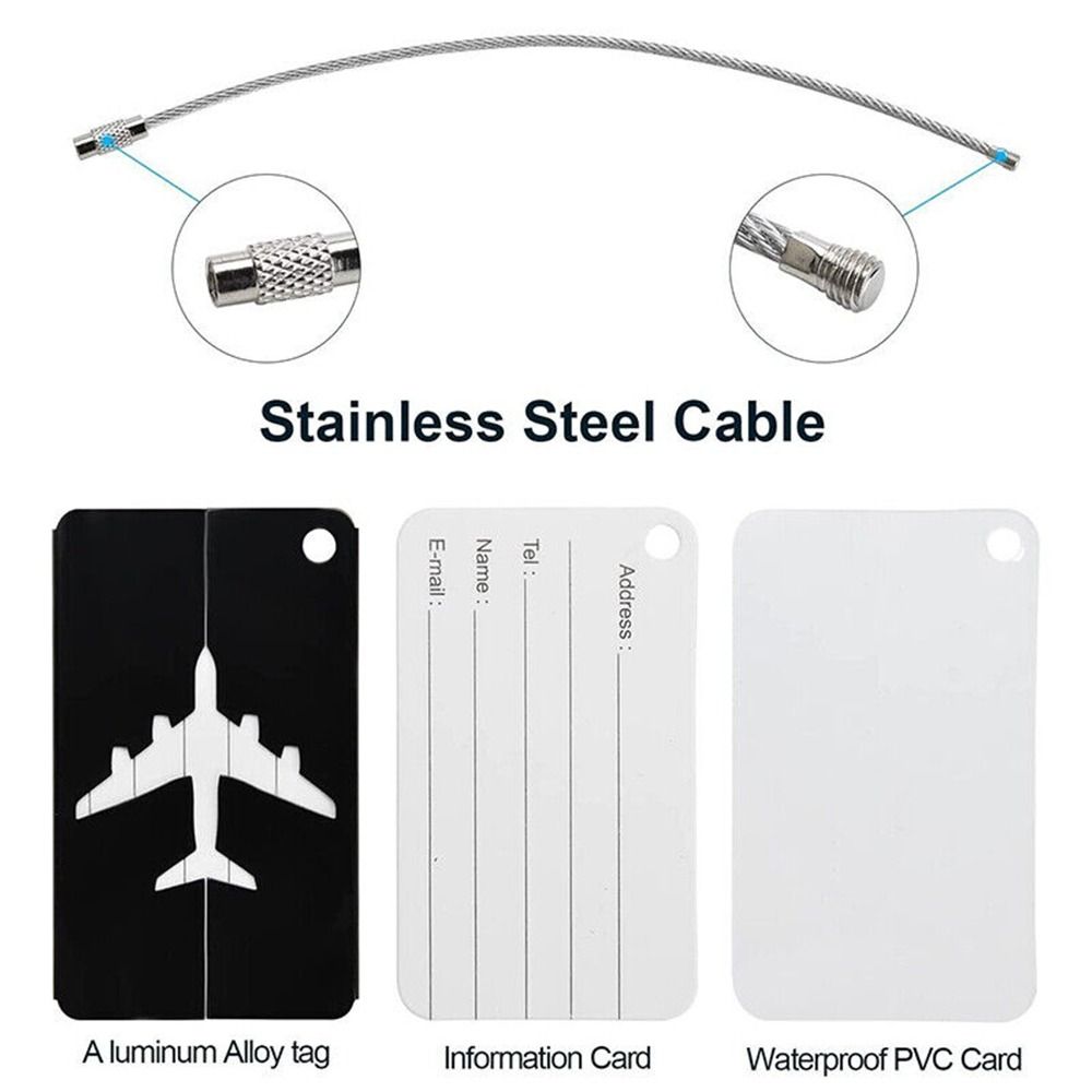 Label bagasi perjalanan Alumin - Travel Accessories Useful ulasan dan harga