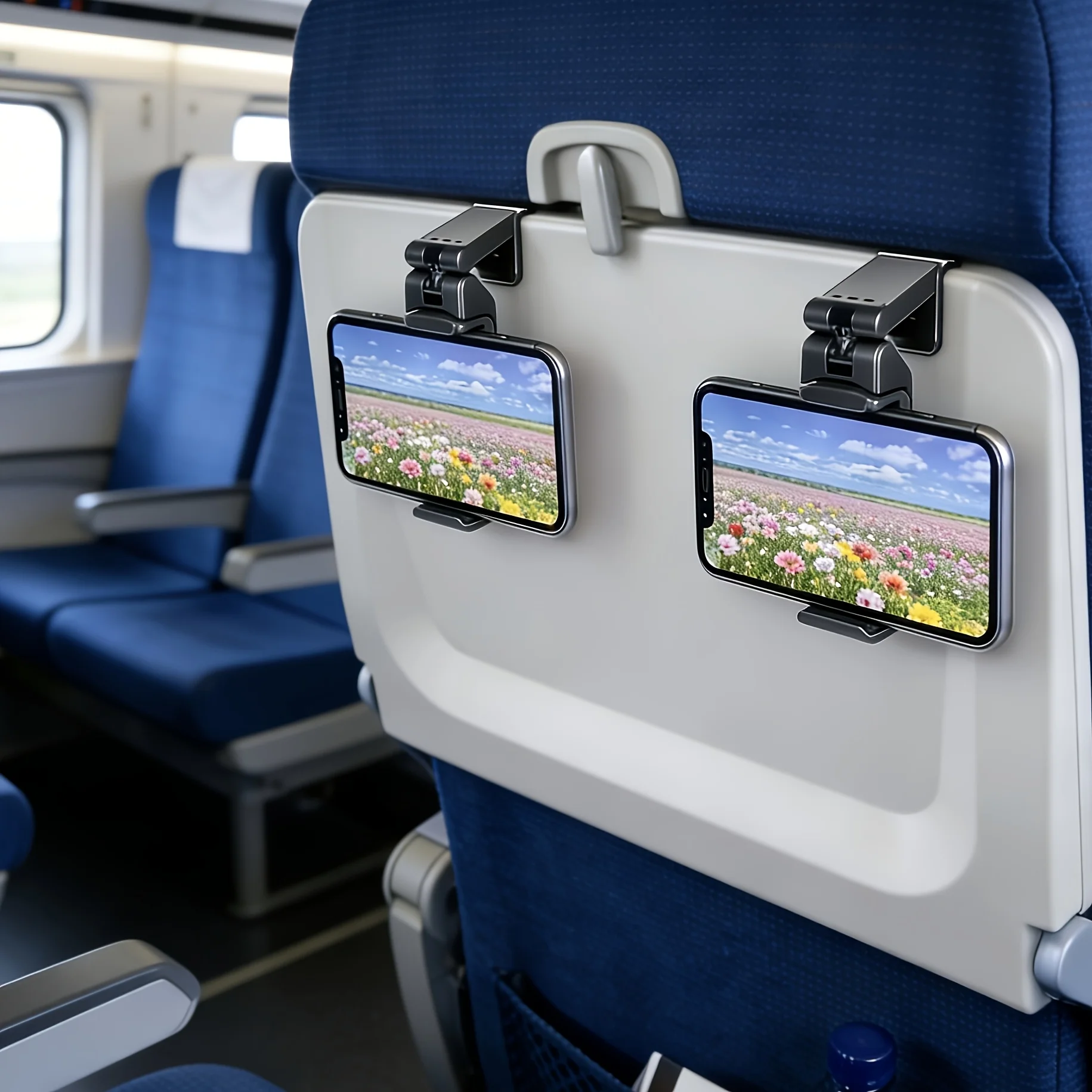 360 °   Penyangga Ponsel Pesaw - Phone Holder Airplane ulasan dan harga
